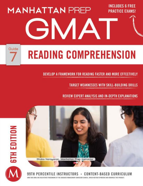 Reading Comprehension GMAT Strategy Guide, 6th Edition