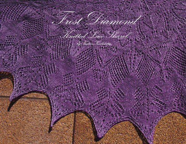 Frost Diamond Knitted Lace Shawl
