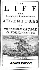 Title: Robinson Crusoe (Annotated), Author: Daniel Defoe