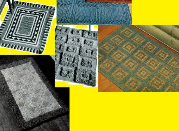 Más patrones Crochet Vintage para alfombras ~ ¡ una alfombra de ganchillo