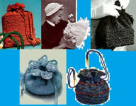 Title: Fancier Evening Style Vintage Drawstring Handbags to Crochet ~ How to Crochet a Drawstring Handbag, Author: Unknown