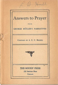 Title: Answers to Prayer, Author: George Muller