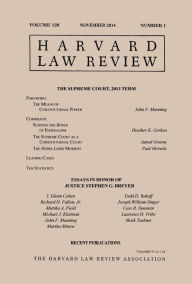 Title: Harvard Law Review: Volume 128, Number 1 - November 2014, Author: Harvard Law Review