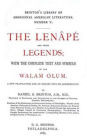 The Lenâpé and their Legends