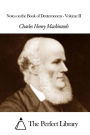 Notes on the Book of Deuteronomy - Volume II