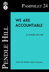 Title: We are Accountable, Author: Leonard Edelstein