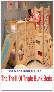 Title: 99 Cent Best Seller The Thrill Of Triple Bunk Beds ( article of furniture, furniture, piece of furniture, movable, furnishings, mobilier, moveable, meubles, furnishing, personal ), Author: Resounding Wind Publishing