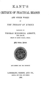 Title: The Critique of Practical Reason, Author: Immanuel Kant