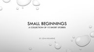 Title: Small Beginnings, Author: Jena Krumrine