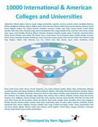 Title: 10000 International and American Colleges and Universities, Author: Nam Nguyen