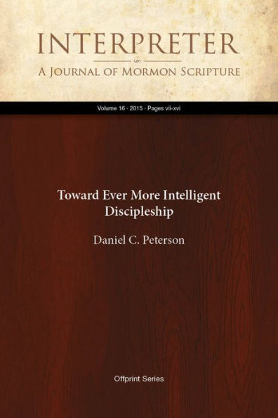 Toward Ever More Intelligent Discipleship