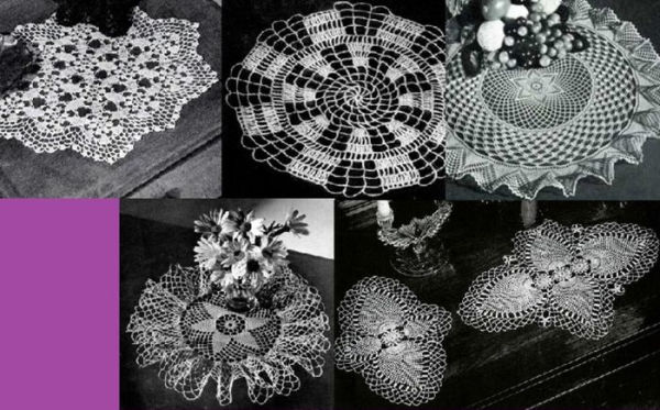 Doily Patterns for Crochet 5 Crocheted Doily Patterns