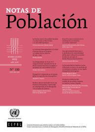 Title: Notas de Poblacion Vol. 42 N 100, Author: CEPAL Comision Economica para America Latina y el Caribe