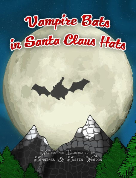 Vampire Bats In Santa Claus Hats