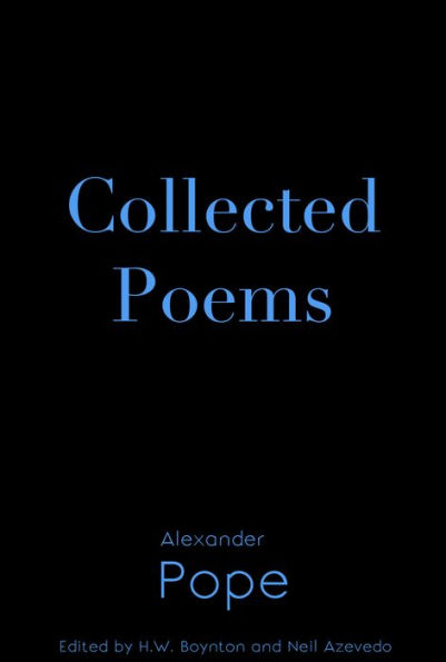 Collected Poems of Alexander Pope