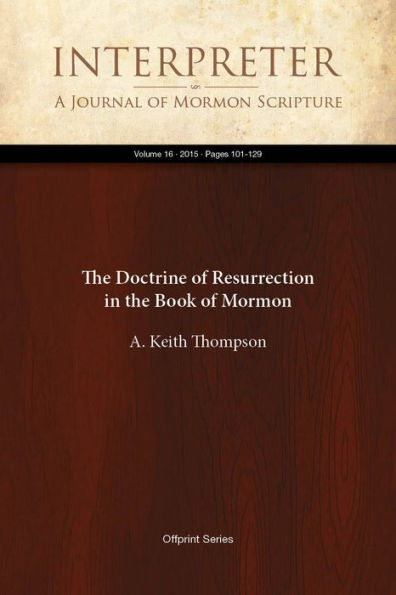 The Doctrine of Resurrection in the Book of Mormon