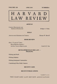 Title: Harvard Law Review: Volume 128, Number 6 - April 2015, Author: Harvard Law Review