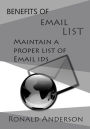 Benefits of Email List