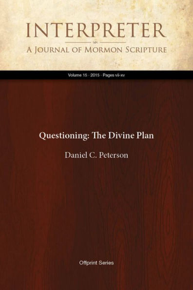 Questioning: The Divine Plan