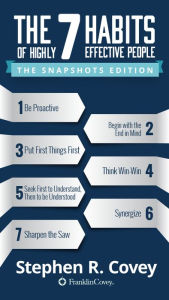 Title: The 7 Habits of Highly Effective People - The Snapshots Edition, Author: Stephen R. Covey