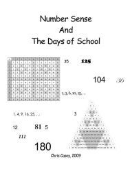 Title: Number Sense and the Days of School, Author: Christopher Casey