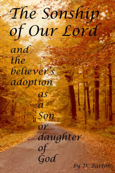 The Sonship Of Our Lord