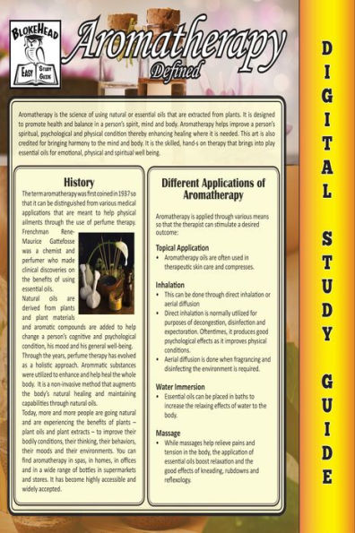 Aromatherapy ( Blokehead Easy Study Guide)