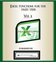 Title: Microsoft Excel Functions Vol 2, Author: Palani Murugappan