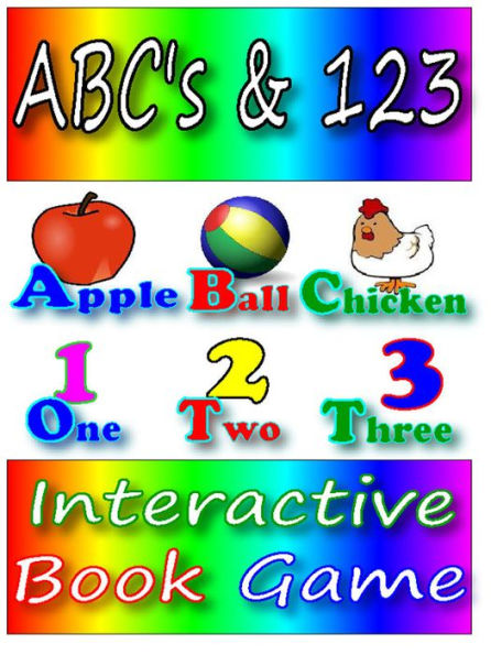 ABC's & 123 Interactive Book Game