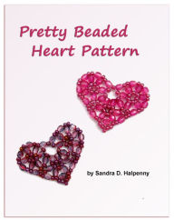 Title: Pretty Beaded Heart Pattern, Author: Sandra D Halpenny