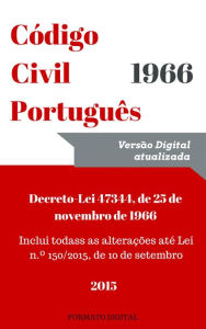 Title: Código Civil Português (1966), Author: Vitor vieira