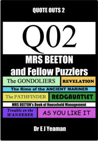 Title: Mrs Beeton and Fellow Puzzlers (Quote-Outs 2), Author: Dr E J Yeaman