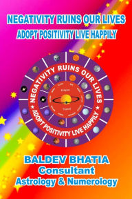 Title: Negativity Ruins Our Lives: Adopt Positivity Live Happily, Author: Baldev Bhatia