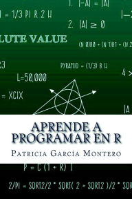 Title: Aprende a Programar en R, Author: Patricia García Montero
