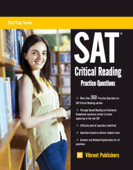 Title: SAT Critical Reading Practice Questions, Author: Vibrant Publishers