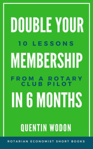 Title: Double Your Membership In Six Months: 10 Lessons from a Rotary Club Pilot, Author: Quentin Wodon