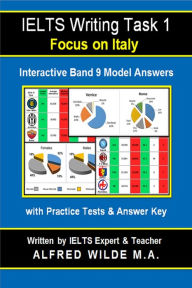 Title: IELTS Writing Task 1 Interactive Model Answers & Practice Tests (Focus on Italy), Author: Rondo