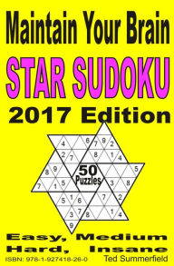 Title: Star Sudoku 2017 Edition, Author: Ted Summerfield