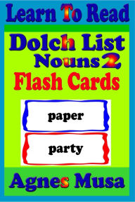 Title: Dolch List Noun Flash Cards 2, Author: Agnes Musa