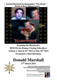 Title: Exposing the Illuminati's R.E.M Driven Human Cloning Subculture, Frequently Asked Questions (1, #1), Author: Donald Marshall