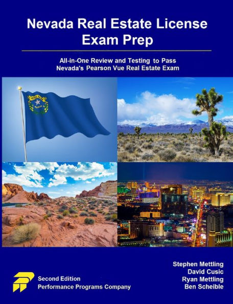 Nevada Real Estate License Exam Prep: All-in-One Review and Testing to Pass Nevada's Pearson Vue Real Estate Exam