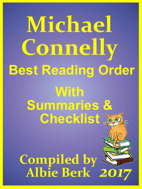 Michael connelly best reading order with summaries checklist by 