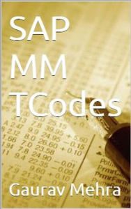 Title: SAP MM TCodes, Author: Gaurav Mehra