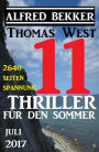 11 Thriller für den Sommer Juli 2017