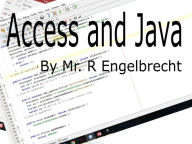 Title: Java and Access, Author: Renier Engelbrecht