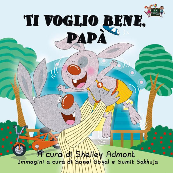 Ti voglio bene, papà (Italian Children's Book)