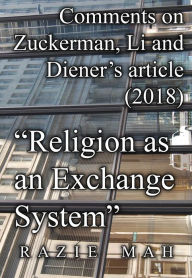 Title: Comments on Zuckerman, Li and Diener's Article (2018) 