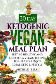 Title: 30 Day Ketogenic Vegan Meal Plan: Best 90 Healthy and Delicious Vegan Recipes to Help You Enjoy Ideal Keto Lifestyle, Author: Michele Ferris