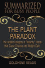 The Plant Paradox - Summarized for Busy People: The Hidden Dangers in 