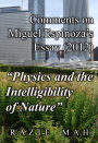 Comments on Miguel Espinoza's Essay (2012) 